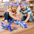 vixiwi 2 1 3-6, Magnetic Transforming Dinosaur Car Toys, in Collision Transform Robot Cars for Boys Girls Ages Toddler