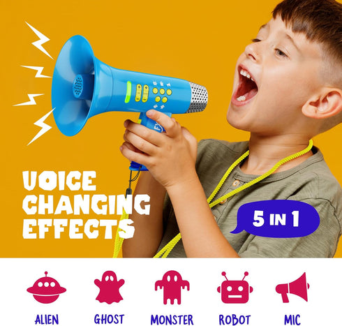 Mini Explorer Voice Changer for Kids - Voice Changing Device for Boys & Girls Ages 3-8 - Cool Outdoor Toys Gift Ideas