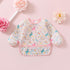 3 3-24 Pcs Waterproof Long Sleeves Baby Bibs Weaning Smock Bib Months
