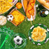 160 Packs Soccer Party Supplies, Boys Sports Theme Birthday Decor, Soccer Plates, Ball Theme Napkins, Serves 40