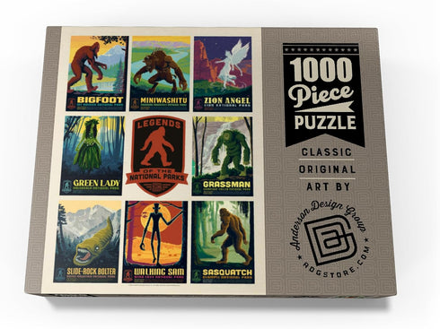 MyPuzzle Legends of The National Parks: Multi-Image Print - Edition 3, 1000 Piece Puzzle