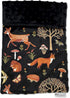 Set 5 MEG ORIGINAL Baby Boy Minky Burp Cloth of ( Forest Friends ) Handmade in The USA