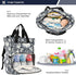 YANENDIE Backpack, Backpack Backpack Pumpkin Toile Pattern Diaper Bag Unisex Travel Baby Diaper Bags with Stroller