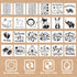 SytuHete 69 Set Pcs Baby Bib Bodysuit Baby Shower Baby Shower Game Sign Baby Feeder Bib Newborn Bodysuit Fabric Marker