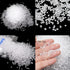 yueton 100g 3mm Clear Plastic Miniature Dollhouse Ice Cubes, Fake Ice Cubes for Dollhouse Beer Drinks Accessories
