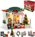 Yeconire Christmas Miniature Dollhouse Kits, DIY Miniature House Kit, Tiny House with LED,