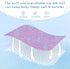 SyXIOP 28" 52" Purple Cooling Baby Waterproof Crib Mattress Protector x Ultra Soft Bed Pads Disposable for Baby&Toddler