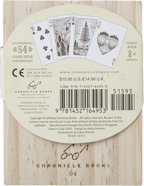 Chronicle Books Great Outdoors Playing Cards - Illustrated Playing Cards for Adults and Children