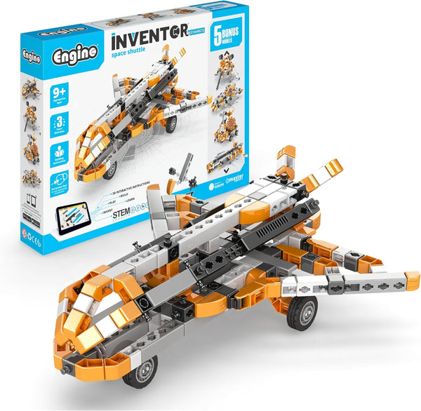 Engino- Inventor STEM Toys, Space Shuttle Kit, Construction Toys for Kids 9+,