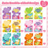 30 Pack OCHIDO Valentines Day Cards for Kids with Axolotl Slow Rising Squeeze Toys, Valentines Day Gifts for Kids