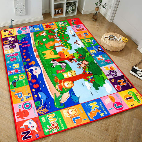 (0.6cm), teytoy Baby Cotton Play Mat, Crawling Mat for Floor Mat Large Super Soft, Extra Thick Plush Surface Foldable