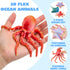 3 3D 3D 3D 3D JOYIN Pcs Printed Fidget Toys, Articulated Printed Octopus, Ray & Starfish, Flexible Printed Sea