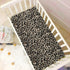 CaTaKu Crib,28"x 52" Baby Crib Sheets Brown Leopard Animal Print Mini Crib Sheets Fitted for Girls Boys,Neutral Soft