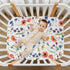 CaTaKu 27"x 39" Crib Sheets for Girls & Boys - Wildflowers Poppy Baby Sheets, Neutral Toddler Mini Crib Mattress Sheets