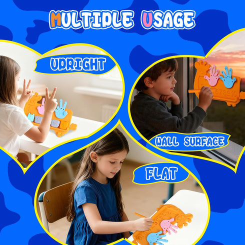 3-5,Number Counting 3-5 DOCEPERT Preschool Learning Toys,Upgraded Silicone Montessori Educational Math Manipulatives
