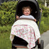 CREVENT 30''X40'' Cute Cozy Fluffy Warm Baby Blanket for Infants Toddlers, Baby Shower Gift - Wildflower