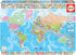 Educa - Political World Map 1500 Piece Jigsaw Puzzle with Puzzle Glue Included, Completed Image 33.5" x 23.5"