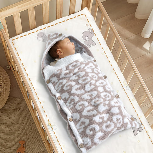 0-6 JOOJA Newborn Baby Swaddle Blanket for Boys Girls Essential for Infants Months Receiving Blankets Knit Sleeping Bag