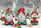 Vermont Christmas Company - Christmas Gnomes 100 Piece Jigsaw Puzzle - Large Interlocking Pieces for All