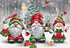 Vermont Christmas Company - Christmas Gnomes 100 Piece Jigsaw Puzzle - Large Interlocking Pieces for All