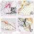 Set 4 Sets, Set Toddler Bedding for Girls, Piece Toddler Comforter Bed Ultra Soft Breathable Vintage Crib Bedding