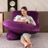 BATTOP Pregnancy Pillows for Sleeping,Full Body Pillow for Pregnancy Women with Removable Cover,Support