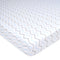 TL Care 100% Natural Cotton Fitted Mini Crib Sheet 38" x 24" - Soft & Breathable, Fits Pack N Play Mattresses, Blue