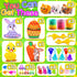 200PCS KissFree Easter Egg Fillers, Easter Basket Stuffers for Kids - Assorted Easter Toys for Egg Stuffers, Egg Hunt