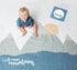 lulujo Baby’s First Year Milestone Blanket and Card Set | 40in x 40in, I Will Move Mountains