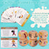 Kids Yoga Wooden Dice with Yoga Cards - Fun Exercise Dice for Kids, 12 Yoga Cards with Wooden Gift Box