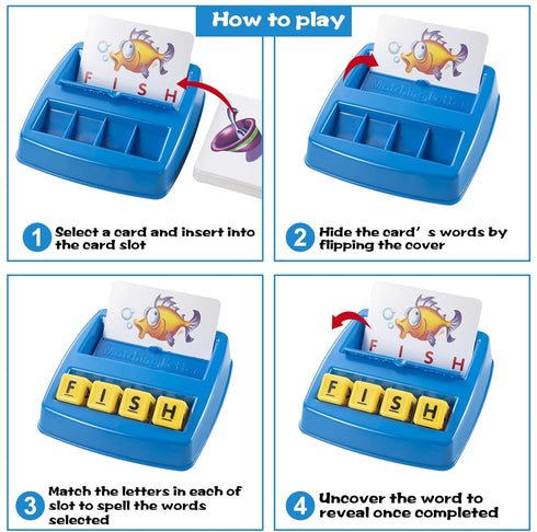 Learning Games for Kids Ages 3-8 - Matching Letter Game Educational Toys for Boys Girls Alphabet Puzzle Gifts