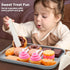 lalalark Set, 17 Sets Cookie Play Food Toddler Pretend Toys, PCS Kitchen Toy Food with Plastic Cookies, Baking Menu