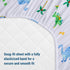 100% Wildkin Cotton Fitted Crib Sheet Soft & Breathable Fitted Sheet (Shark Attack)