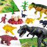 2-4, 3-5 8 2 3 4 5 6 Dinosaur Truck for Kids Dinosaur Action Figure Toys for Toddler with Dinosaur Figures, Play Mat