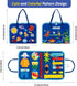 AIXMEET 3 4 5 6Year Skills,ABC,123,Shape,Color,Animal,Weather,Toddler Toddler Busy Board Montessori Toys for Old