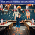 2 Pcs Large Rocket Balloons, 33 Inch Space Themed Party Decorations, Galaxy Balloons for Kids