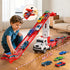 Novaluki 12 3-5, 3 4 5 6 7 8 Truck Toys for Kids, Transport Vehicle with Die-Cast Car, Double Race Car Track Cars Ramp