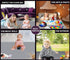 51" 46" Splat Mat for Under High Chair - Splash Mat | Large x Size | Washable & Water Resistant | Avoid Messes |