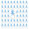 50 Pieces 2.75 Inch Baby Pacifier Baby Shower Plastic Pacifier for Baby