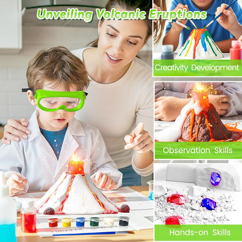 Rxeody 250+ Set, 250+ Experiments Science Kits for Kids, STEM Activities Educational Science Kits Gifts with Chemistry