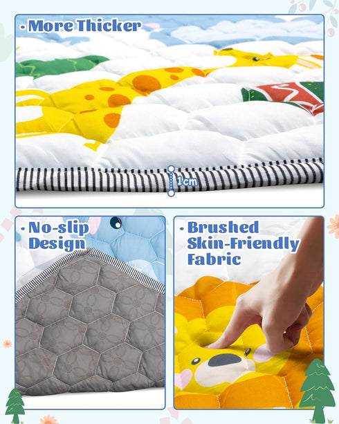 Pentagonal Play Mat for Funsland Baby Playpen - Soft Non-Slip Design