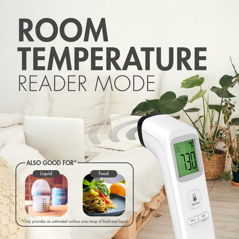 Tenergy Non-Contact Forehead Thermometer for Kids and Adults, Touchless Instant Result Infrared Thermometer