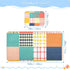 SyXIOP 28" 52" Colored Checkerboard Cooling Baby Crib Mattress Cover x Washable Bed pad for Baby&Toddler