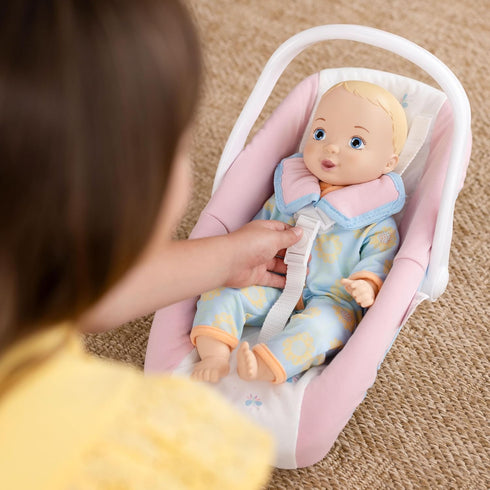 14 Inch 13, Acorn Avenue Soft Baby Doll for Toddlers with Removable Clothes & Pacifier, Toddler Doll Toy (Blue