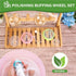 Countertop GiftAmaz Bamboo Baby Bottle Drying Rack, Space Saving Bottle Holder Portable Dryer Rack Organizer for Baby