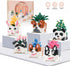 Succulent Flowers Building Blocks Set for Adults, Botanical Collection of Animal Bonsai Kits, Creative Presents for