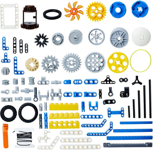 330Pcs Building Kit, 12 in 1 STEM Toys with Electric Power Motor for Kids, DIY Erector Set for Boys Girls