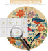 1000 Pieces Vintage Bird Puzzles for Adults - Round Flower Jigsaw Puzzle