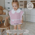 6-Layer 6-36 2-Pack, Waterproof Baby Bib, Reversible, Adjustable, Washable, Stain Oil Resistant, Months, food bib