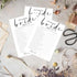 White Theme Bridal Shower Games - 25 Guests, Who Knows Bride Best, Wedding Advice Cards for Reception